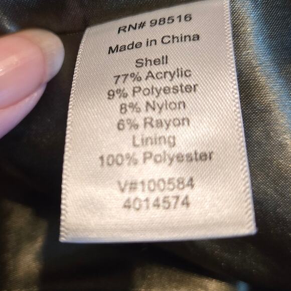 Coldwater Creek 10 Tweed Gray Women's Blazer Jacket Suit Coat Misses Sz M Medium - Picture 4 of 6